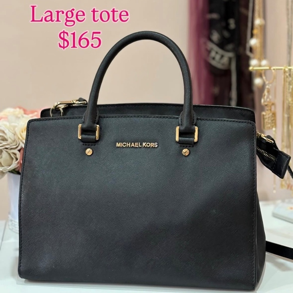 Michael Kors large black tote
